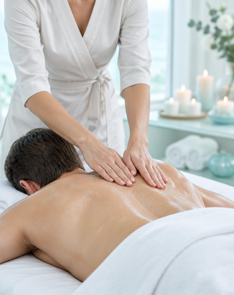 Relax Masajı deneyimini yansıtan spa görseli
