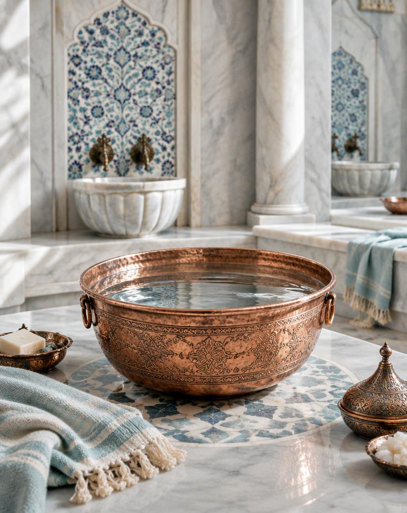 Sultan Masajı deneyimini yansıtan spa görseli